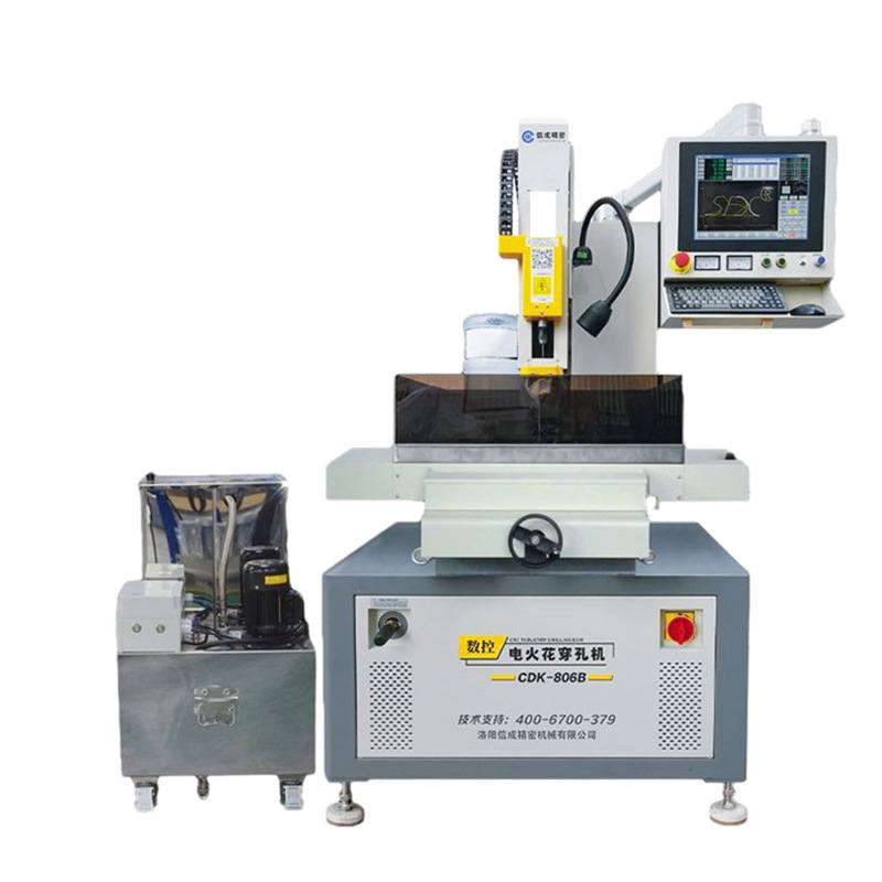 Punzonadora de chispas eléctricas de escritorio CNC de tres ejes inteligente CDK-806B punzonadora de chispas eléctricas CNC