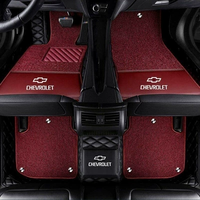 Ayaqaltılar (Kovriklər) — Trax, and Monza full-coverage - cruze-double-layer-black-burgundy-silk-loop