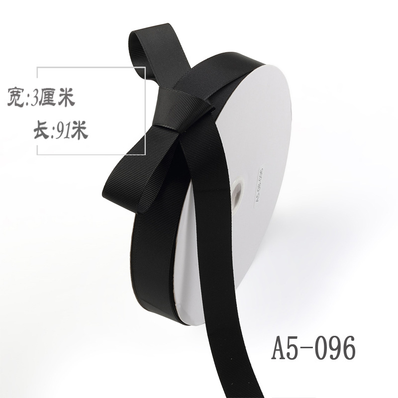 3cm de alta densidad costilla cinta arco cinta ramo caja de regalo embalaje color Ropa Accesorios cinta Decoración