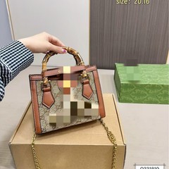 新款跨境时尚百搭女包 竹节肩背包单肩斜挎包真皮手提包外贸