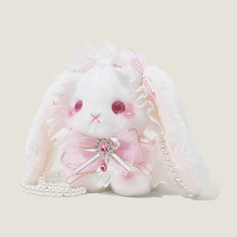 High-Looking Ins Style Lolita Lop-Eared Rabbit Doll Bag Plush Doll Bag as a Birthday Gift for Your Girlfriend High-Looking Ins Style Lolita Lop-Eared Rabbit Doll Bag Plush Doll Bag as a Birthday Gift for Your Girlfriend