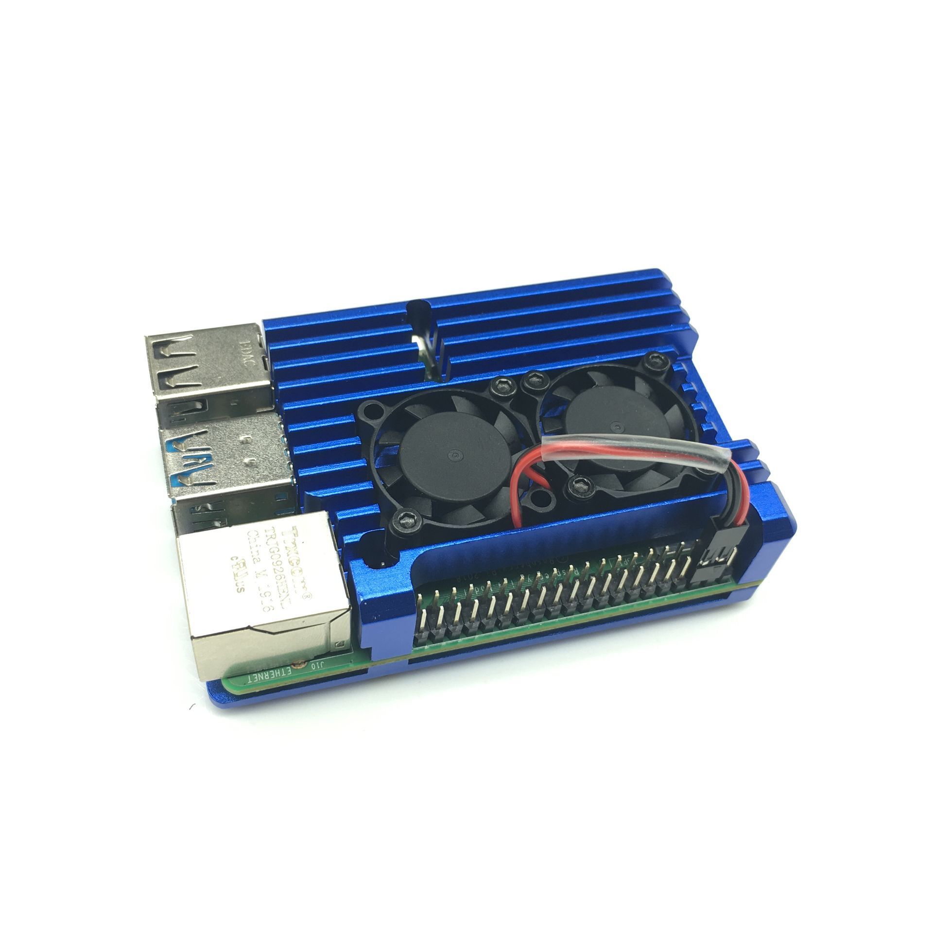 Металлический корпус Raspberry Pi 4-го поколения, алюминиевый короб для Raspberry Pi 4-го поколения B+, охлаждающая крышка/кейс