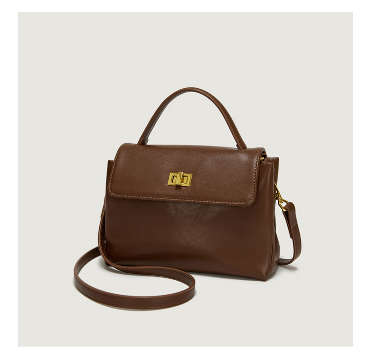 Small Square Crossbody Bag Women's Shoulder Bag Soft Leather_voghion.com