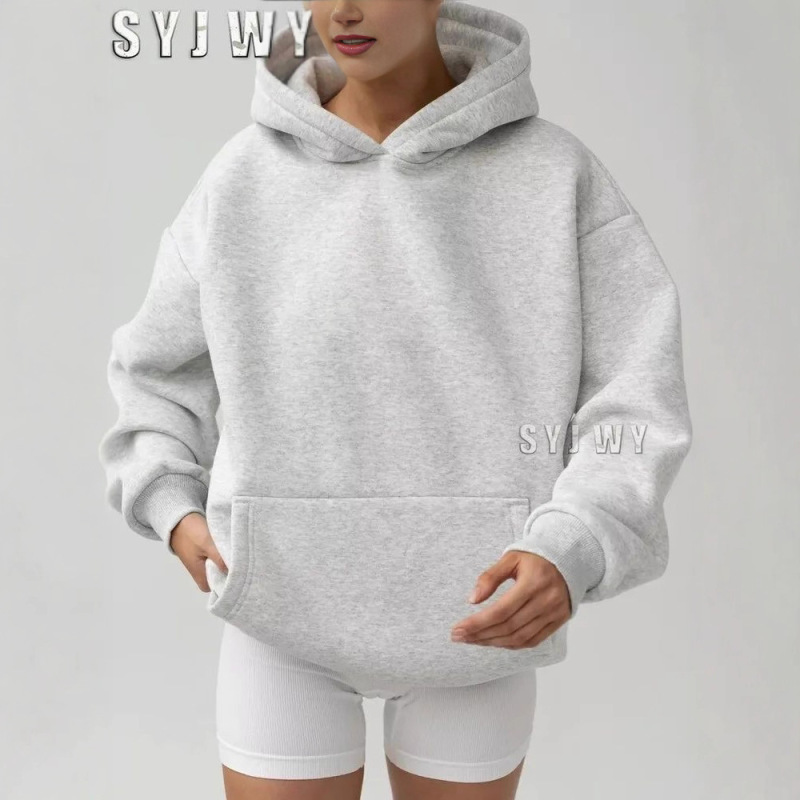 新款秋冬卫衣帽衫男女宽松连帽潮牌加厚加绒舒适时尚上衣百搭|undefined