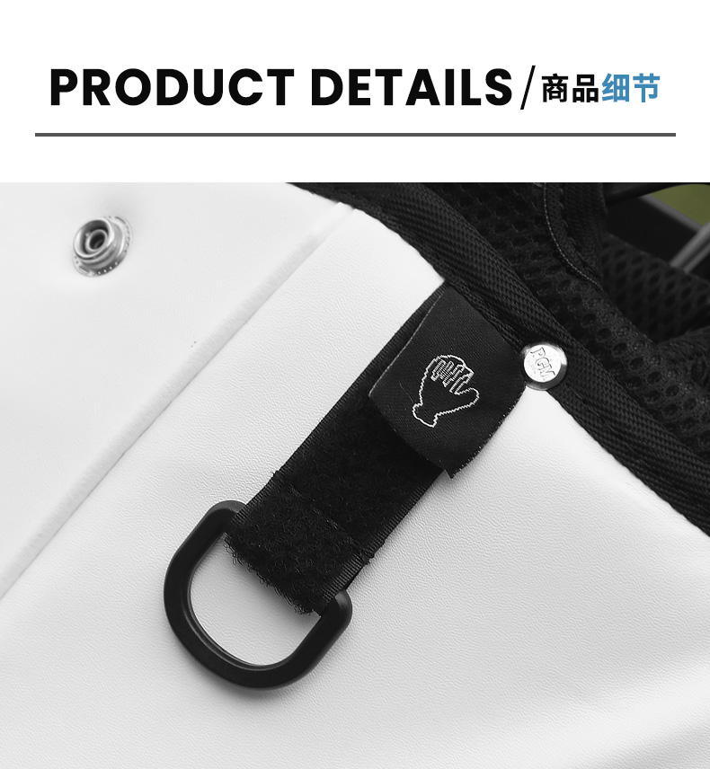 Túi đựng gậy golf PGM dạng chân đỡ 7 ngăn, quai đeo vai kép, siêu nhẹ 2.8 kg, tiện lợi mang theo — Trắng-Đen【7 lỗ cắm que/Túi giữ nhiệt đồ uống/Siêu nhẹ 2.8kg】QB198, Đen【7 lỗ cắm que/Túi giữ nhiệt đồ uống/Siêu nhẹ 2.8kg】QB198, Trắng-Hồng【7 lỗ cắm que/Túi giữ nhiệt đồ uống/Siêu nhẹ 2.8kg】QB198 chi tiết 15