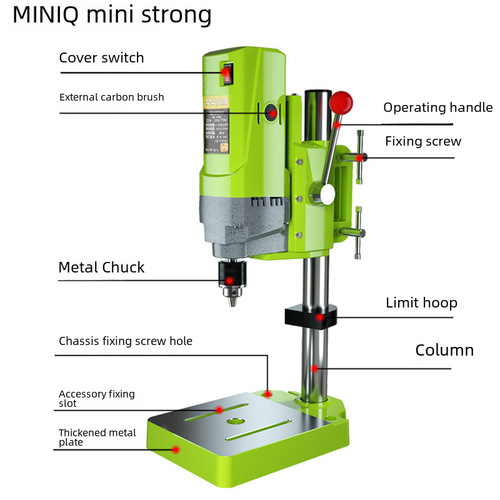 Micro Tapping Precision High-Speed Drill and Milling Machine Mini Home Multifunction Bodhi Bead Tool 220V Manufacturer Wholesale
