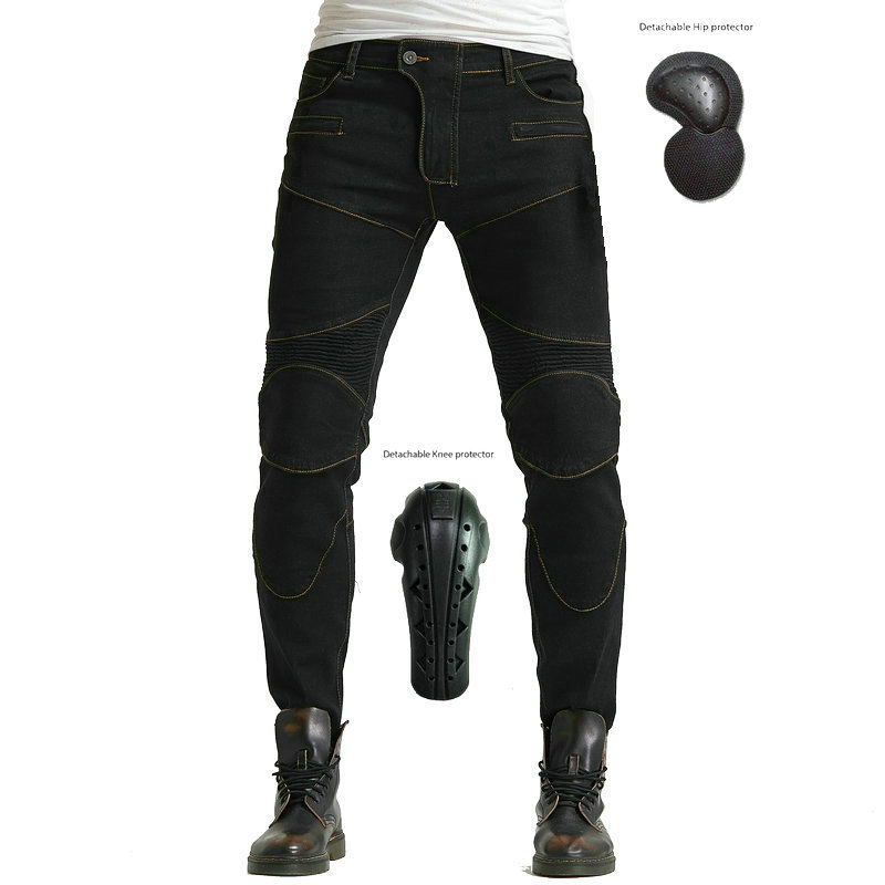 VOLERO motocicleta Racing casual Slim jeans anti-caída pantalones off-road motocicleta montar pantalones alargados equipo de protección