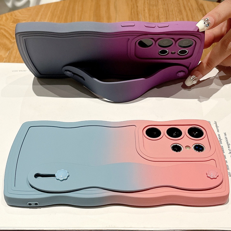 Premium Protective Phone Case With Wristband For Samsung Galaxy_voghion.com