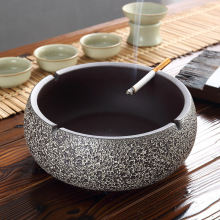 烟缸陶瓷烟灰缸创意大号办公室家用客厅茶几个性复古欧式潮流中式