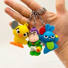 创意卡通玩具总动员钥匙扣巴斯光年学生书包挂件学生礼品跨境货源
