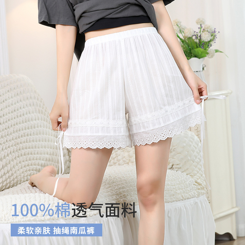 Japanese Style Lolita Pumpkin Safety Pants Jk Women's Anti-Exposure Loose Inner Wear Cute Pure Cotton with Skirt Bottoming Shorts Japanese Style Lolita Pumpkin Safety Pants Jk Women's Anti-Exposure Loose Inner Wear Cute Pure Cotton with Skirt Bottoming Shorts