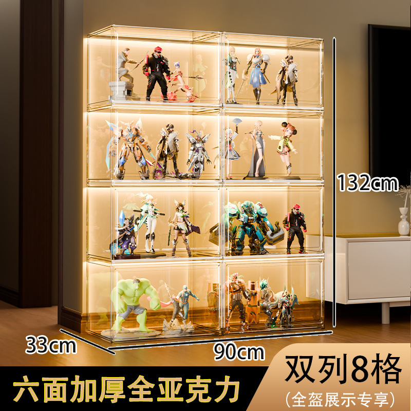 전체 아크릴 2열 8격자❤초대형 용량