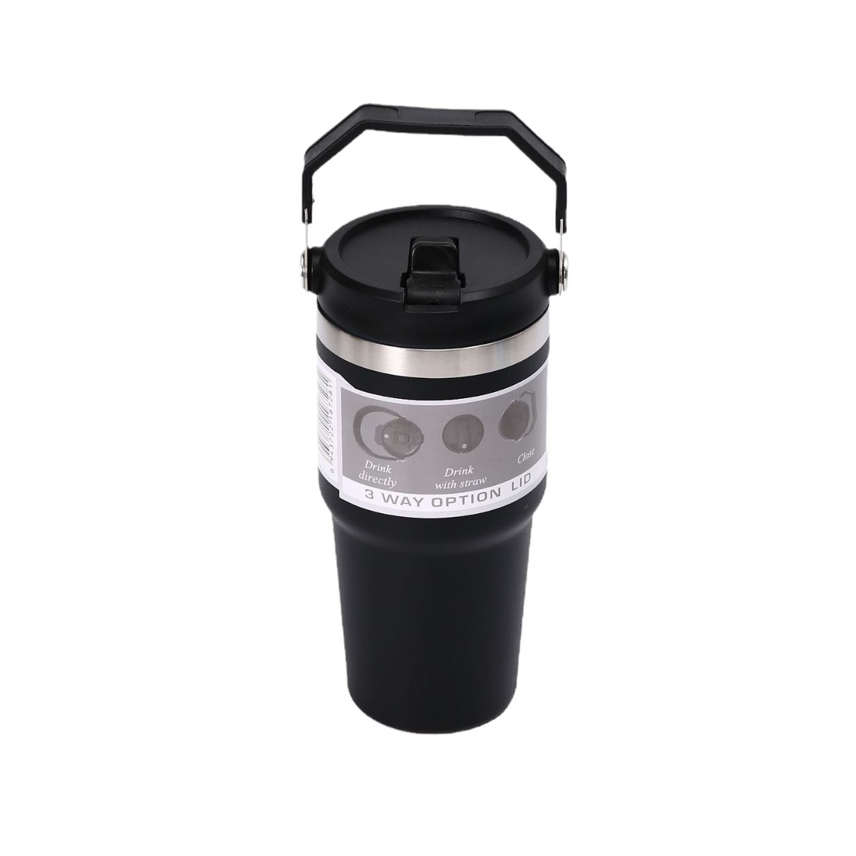 Taza de coche de gran capacidad transfronteriza 30oz Taza de aislamiento portátil portátil al aire libre Taza de paja de una sola bebida de acero inoxidable 304