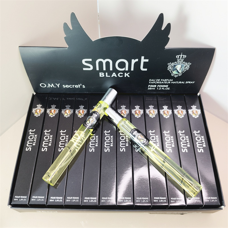 Perfume de 35 ml, Versión Q, Popular Transfronterizo, para Hombre y Mujer, en Tubo de Ensayo, Fragancia Floral y Frutal, Perfume Portátil, Venta al por Mayor