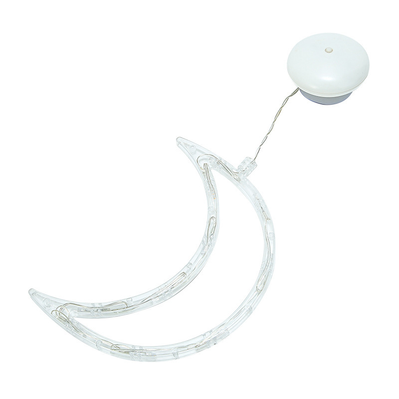 Ventas transfronterizas de ventosas de navidad alce viejos luces decorativas LED ventanas de la sala de estar árbol de navidad decoraciones de luces de color