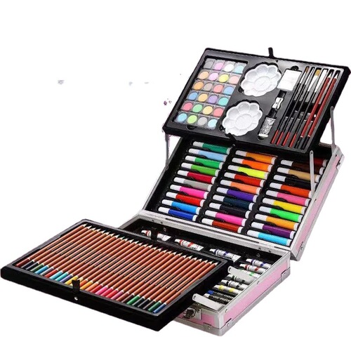 Paint set children's watercolor pen painting kindergarten drawing board gift washable color pen oil pastel painting graffiti