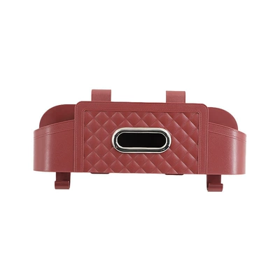 Car Seat Back Storage Box, Car storage bag/box - wine-red-chair-back-storage-box