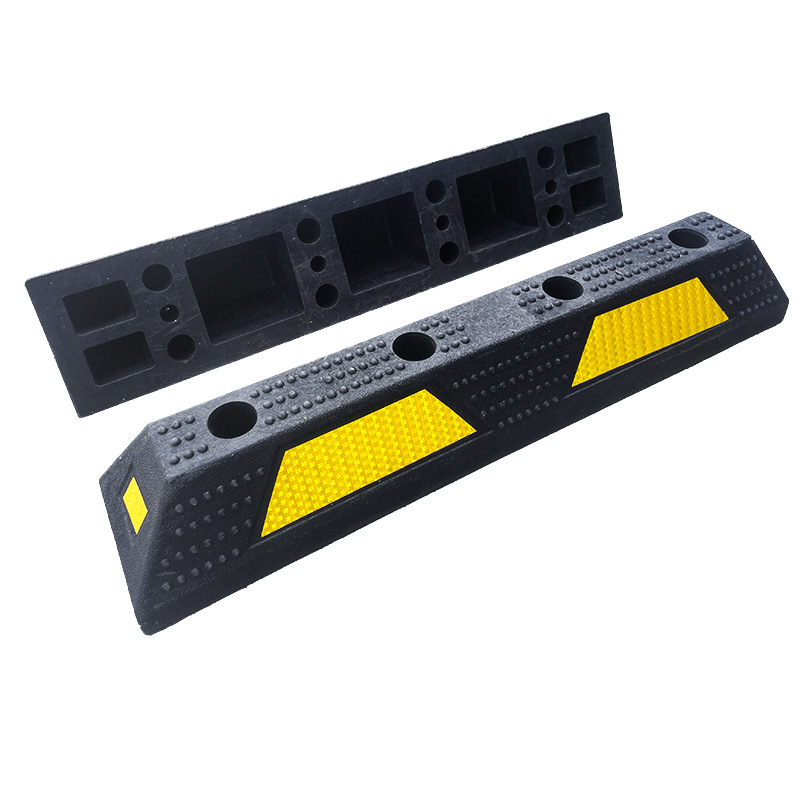 Frenador de acero, localizador de garaje, parada de estacionamiento, parada de estacionamiento de acero, parada de retroceso de plástico, limitador de estacionamiento al por mayor