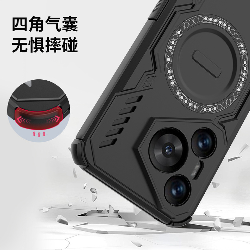 Honor serisi cep telefonu kılıfları, lens her şey dahil manyetik düşme önleyici ve ısı dağılımı için uygun fabrika doğrudan satış Huawei P70 cep telefonu kılıfları