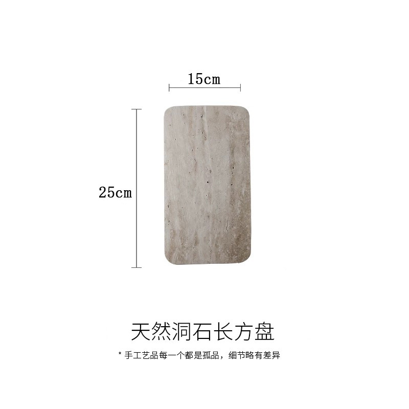 Nórdico ins estilo mármol natural bandeja hogar Mesa almacenamiento bandeja de almacenamiento de alimentos rectangular bandeja de almacenamiento de baño