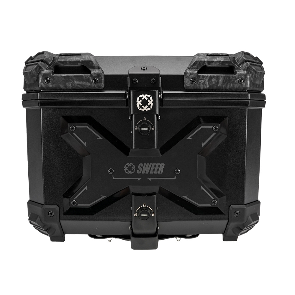 SWEER's new 45L motorcycle ABS plastic tail box, large-sized quick-release electric vehicle tail box No. 9