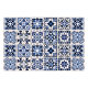 Kitchen Anti-oil Wall Stickers Wall Renovation Self-adhesive Waterproof Removable Tile Stickers Retro Blue Tile Stickers