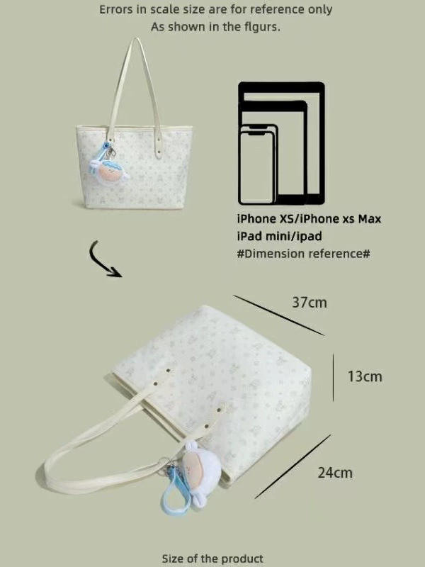Capacious one-shoulder bag, shoulder bag