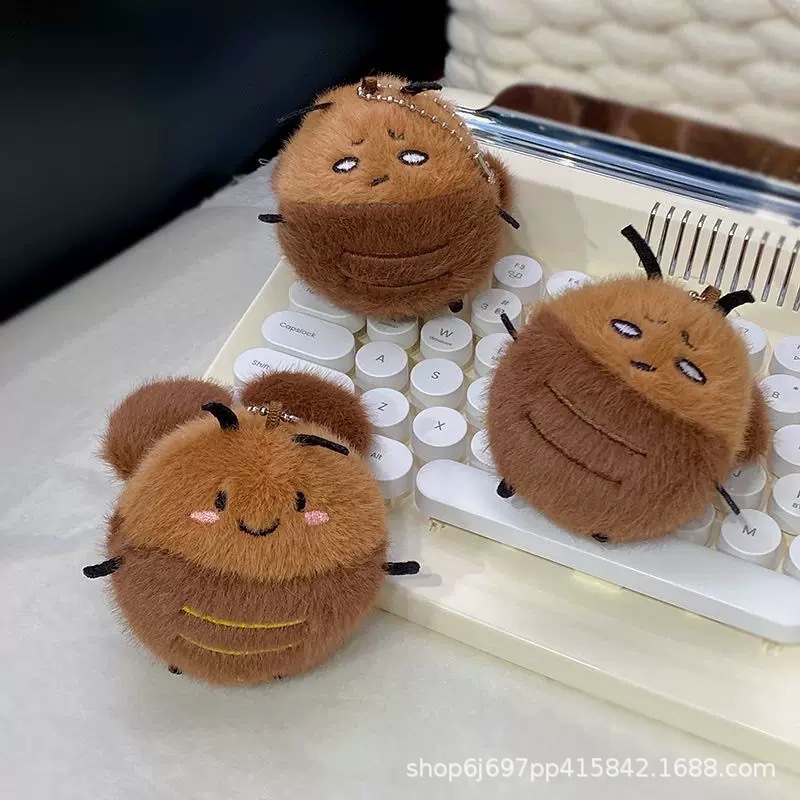Cuatro pulgadas muñeca de peluche pequeño colgante muñeca llavero muñeca mochila colgante juguete de peluche regalo