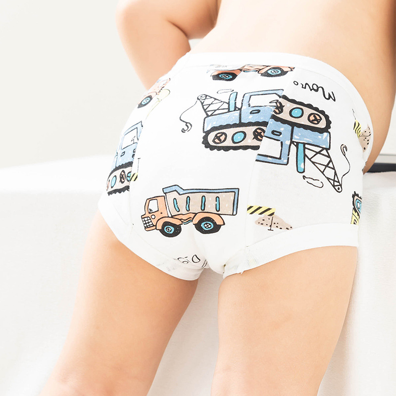 New style pull-up pants learning pants cotton baby cloth diapers with hemmed six-layer thick training pants diaper pants waterproof