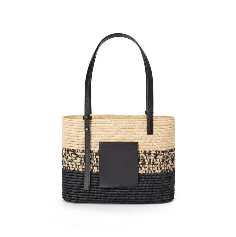 Spring and Summer new hand-woven straw bag portable all-match beach bag original single imported counter high-end straw frame Spring and Summer new hand-woven straw bag portable all-match beach bag original single imported counter high-end straw frame