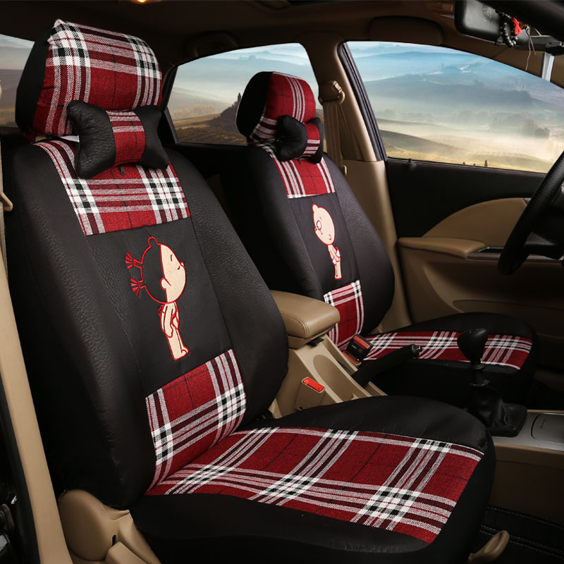 江淮同悦汽车座套全包坐垫四季通用布艺夏季冬季座椅套华