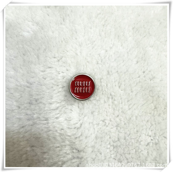 [Factory Direct Sales] Trendy DIY Letter Metal Small Label Accessories Clothing Hair Accessories Mobile Phone Case Zinc Alloy Labeling