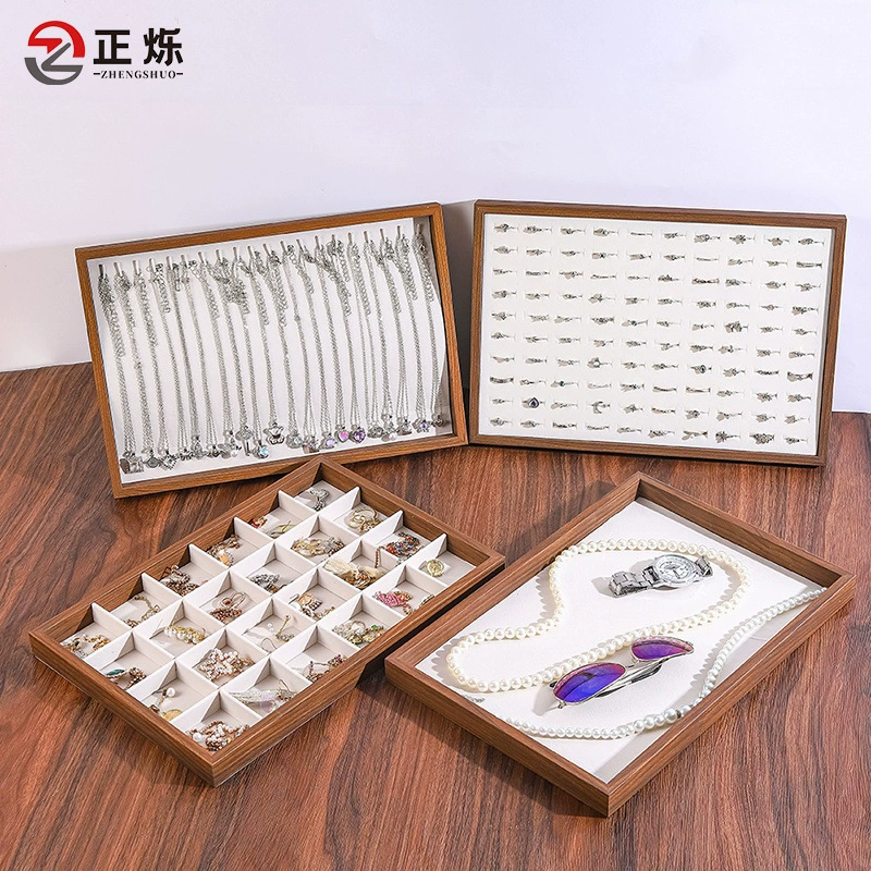 Jewelry, storage system walnut, ring, necklace, chain, watch, accessory, stand