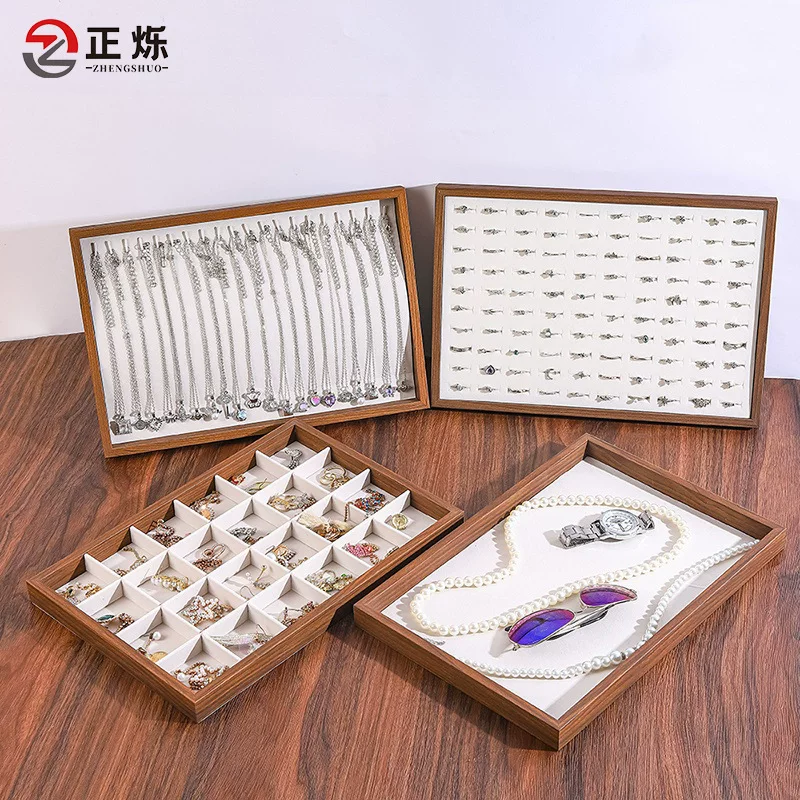 Jewelry, storage system walnut, ring, necklace, chain, watch, accessory, stand