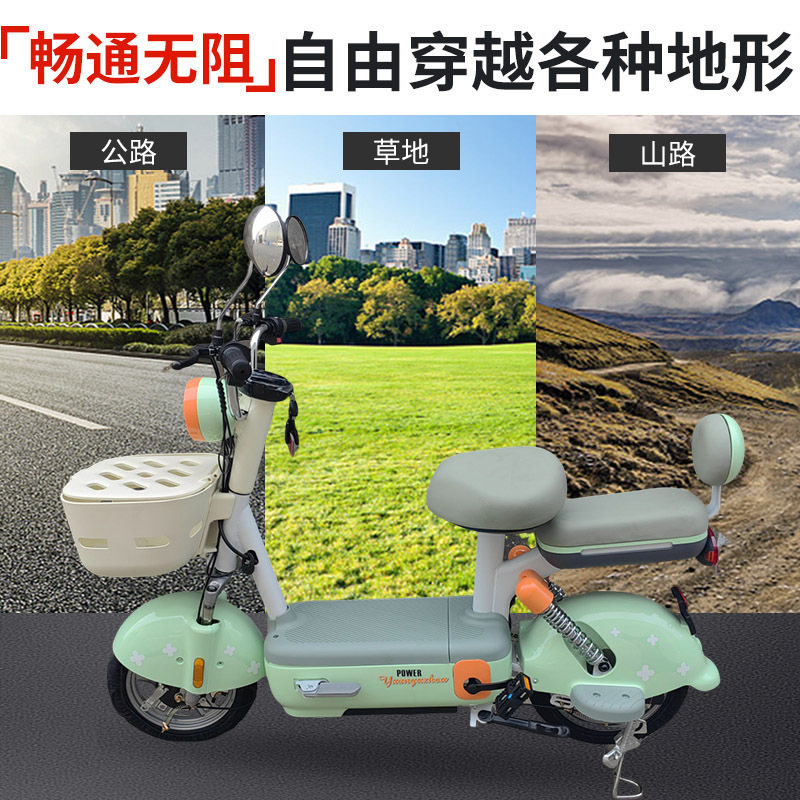 日常通勤車の電動自転車の成人通勤電気自動車は軽くて長いです。|undefined