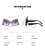 Sunglasses from pearl, fashionable glasses with bow, European style