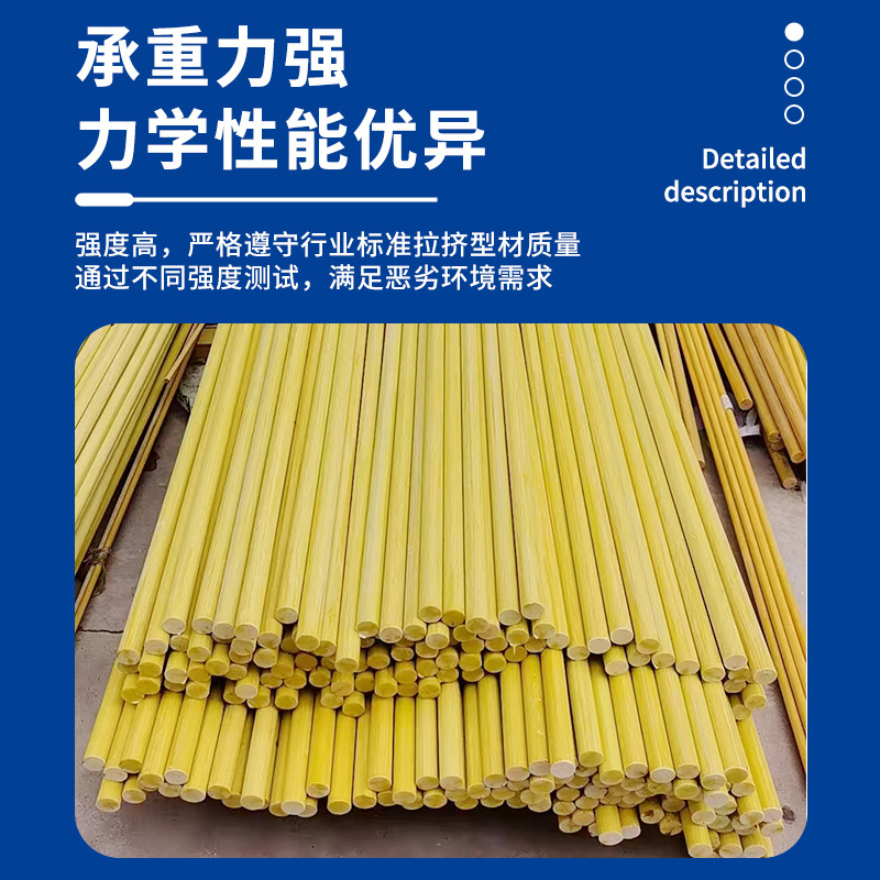 Frp Round Pipe Factory Building Materials Roof Load-Bearing I-Shaped Pipe Purlins I-Shaped Steel Frp Square Pipe