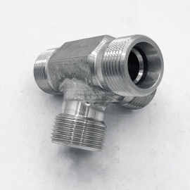 三通接头 卡套内螺纹管接头不锈钢四通接头厂家 焊接式液压接头