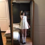 小众女春夏季挂脖连衣裙