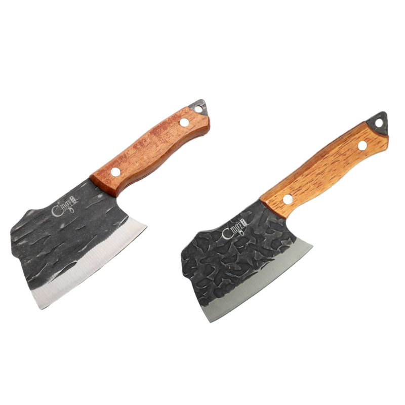Cuchillo de frutas forjado pequeño cuchillo de cocina doméstico pequeño mini con cuchillo de comedor ultra afilado cuchillo de barbacoa de acero inoxidable al aire libre