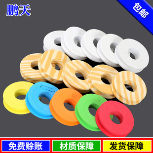 Wholesale fishing main shaft foam winding coil wire Group gadget color winding shaft trumpet wood grain