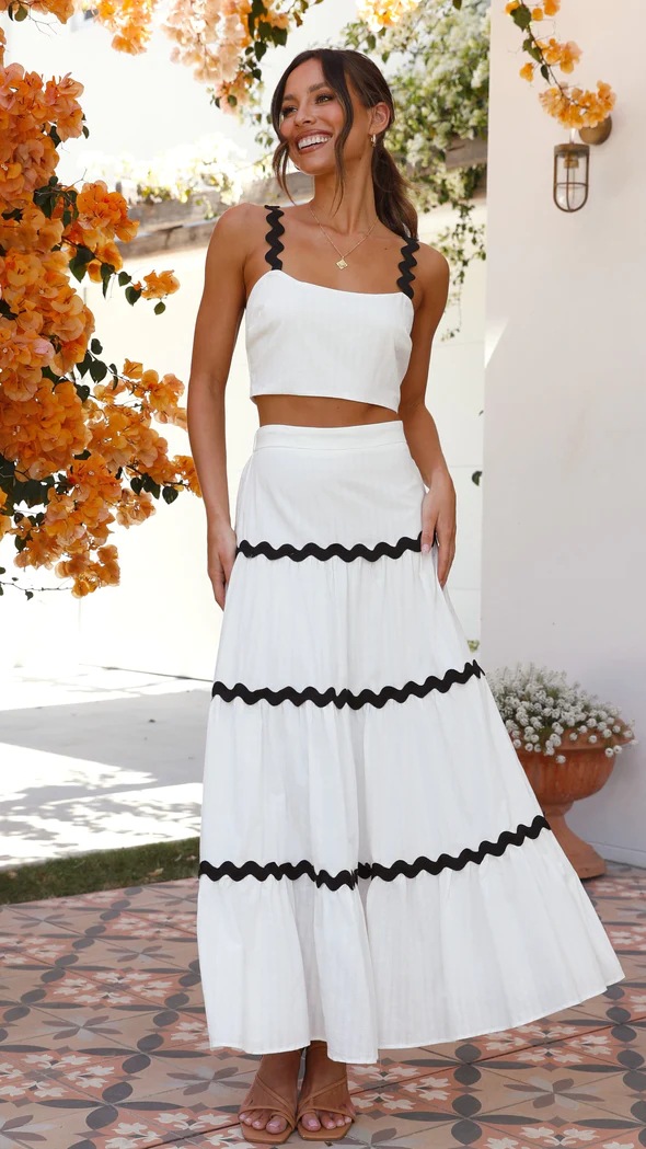 329g Weight Sleeveless Sleeve Length Spandex, Polyester Fabric Type Skirt Co-ord Set Sets Type 2 Pieces Set Quantity Daily Occasion U Neck Neckline Regular Fit Fit Type Solid Color Pattern Summer, Spring Season Women's Gender Preppy Style, Classic Style Style Daily Women's Preppy Style Classic Style Solid Color Spandex Polyester Skirt Co-ord Set Skirt Sets 33