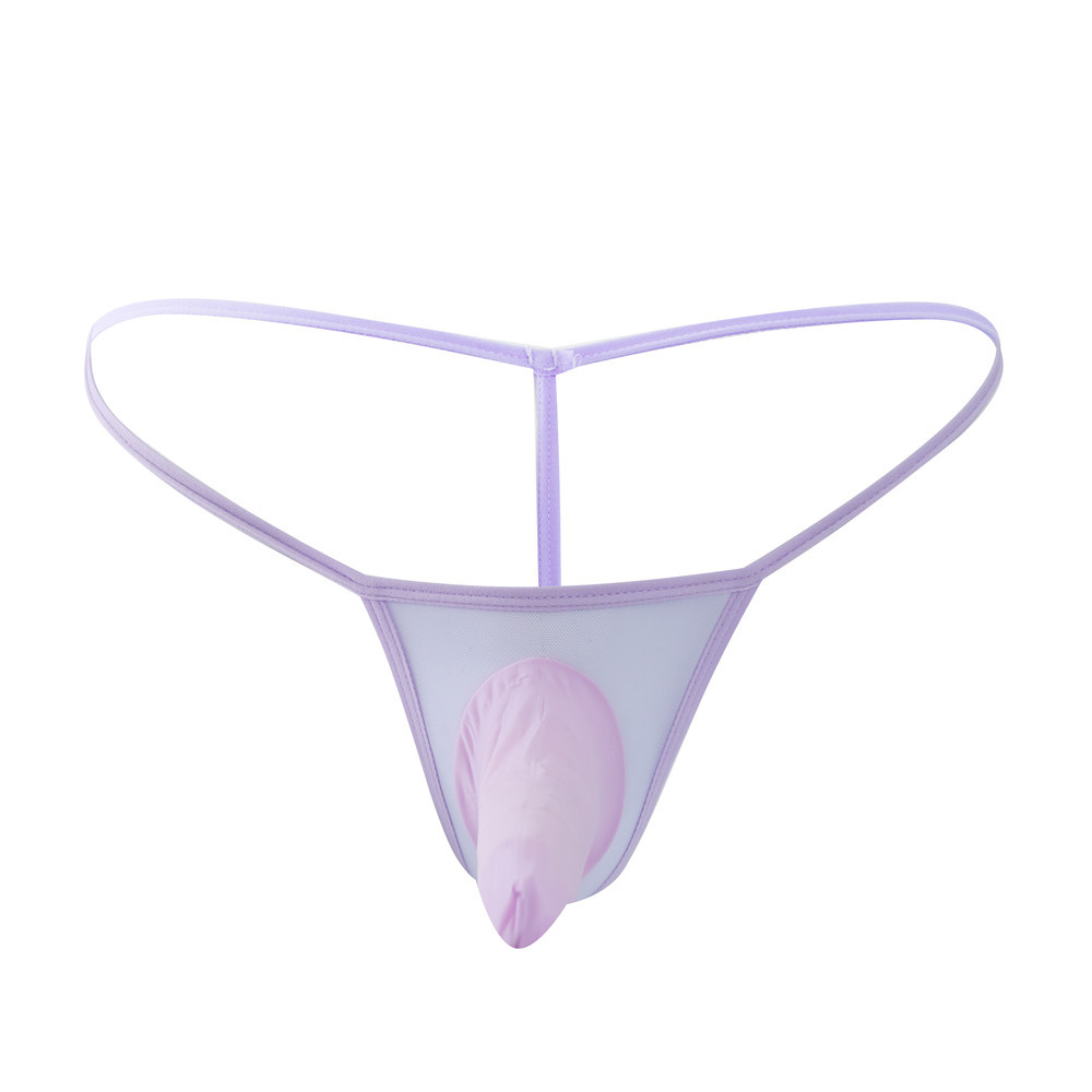 Vyriškos seksualios permatomos tinklelio stringų kelnaitės_voghion.com