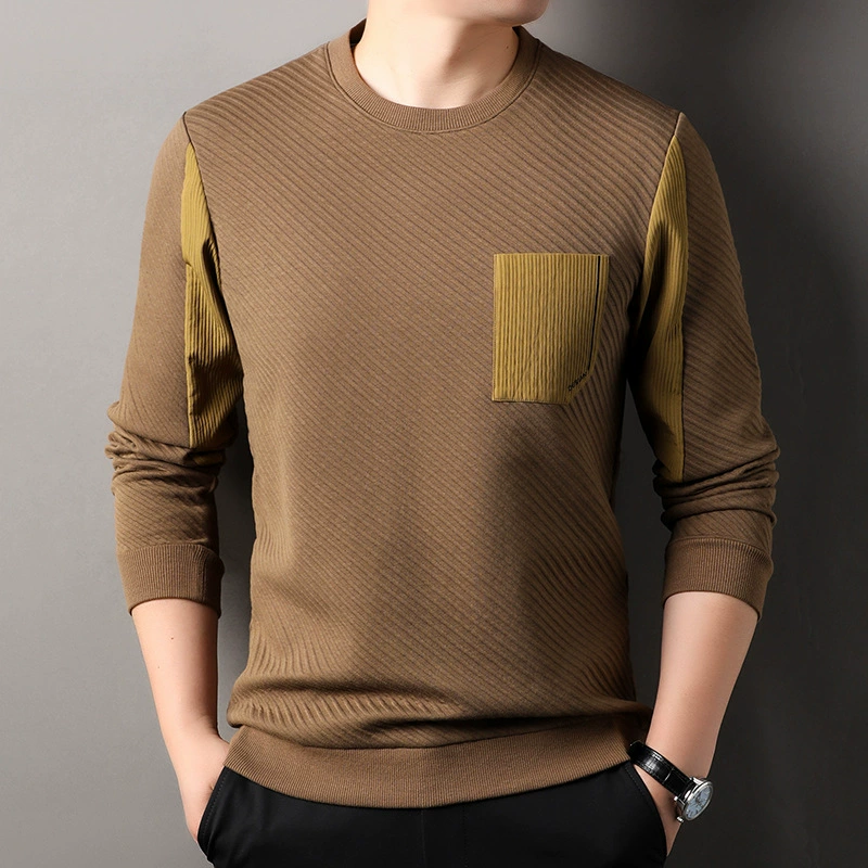 Мужская рубашка с круглым вырезом Новая весна