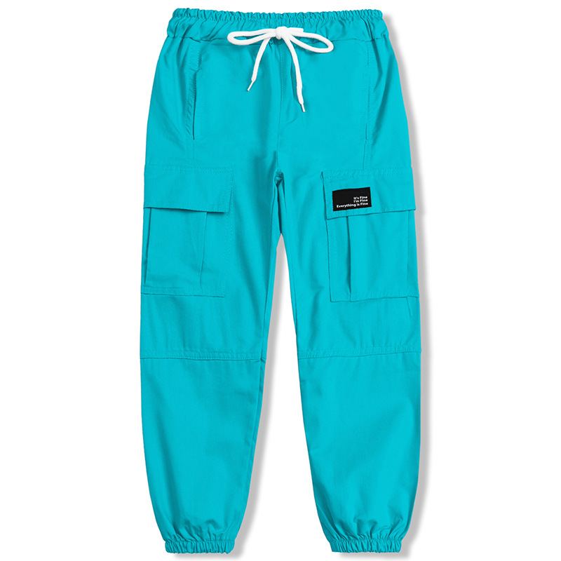 Pantalones Cargo con Puño para Mujer de Algodón con Cintura Elástica image 12