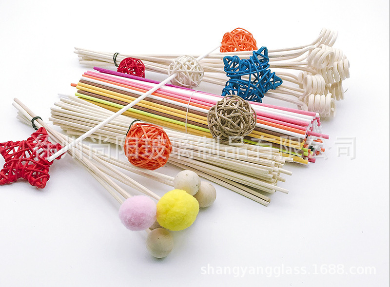 Botella de aromaterapia sin fuego de vidrio cuadrado 100mL botella vacía decoración del hogar coche fragancia perfume expansión sub-botella de aceite esencial