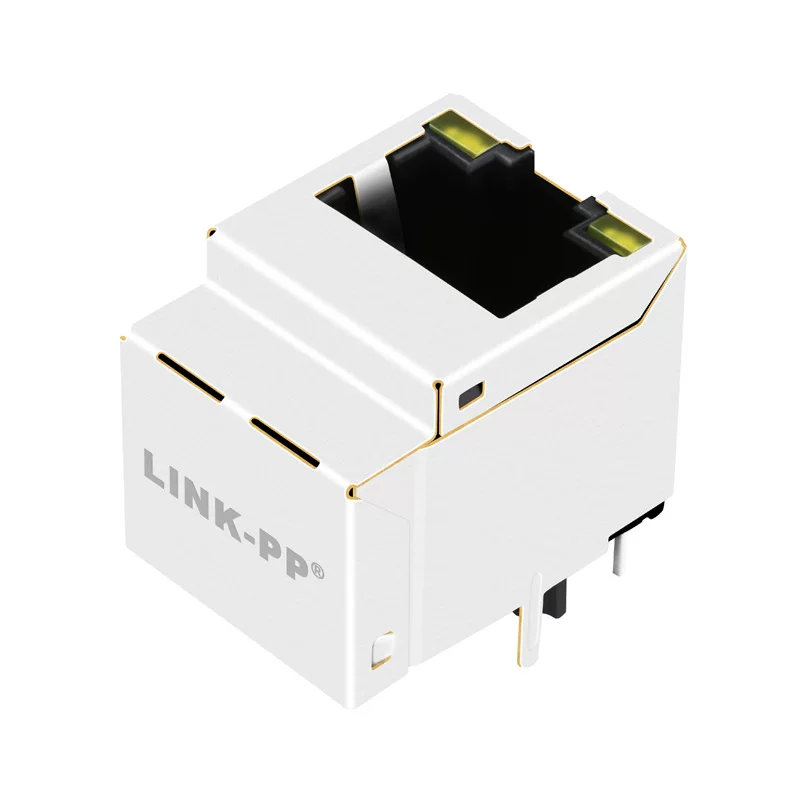 MJFR0849 заводская настройка различных спецификаций 1×2 RJ45 разъема с экранированным корпусом