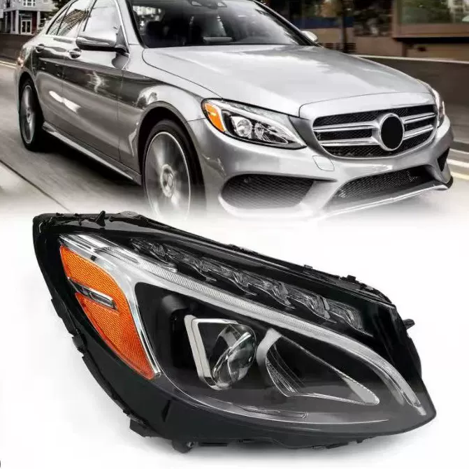 适用于奔驰c级W205 14-18 运动版 LED美版前大灯205906770364