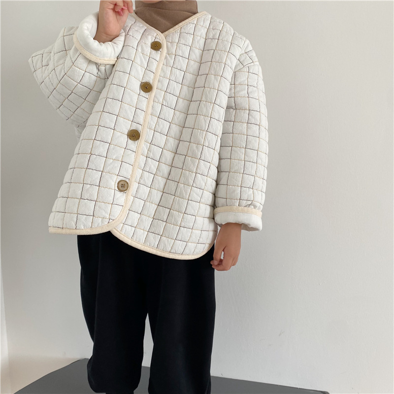 Cute Solid Color Cotton Boys Outerwear display picture 4