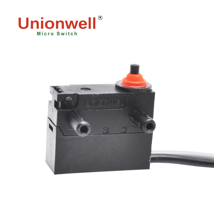 Unionwell电池包MSD维修检测开关 汽车PCB控制板防水微动开关带线